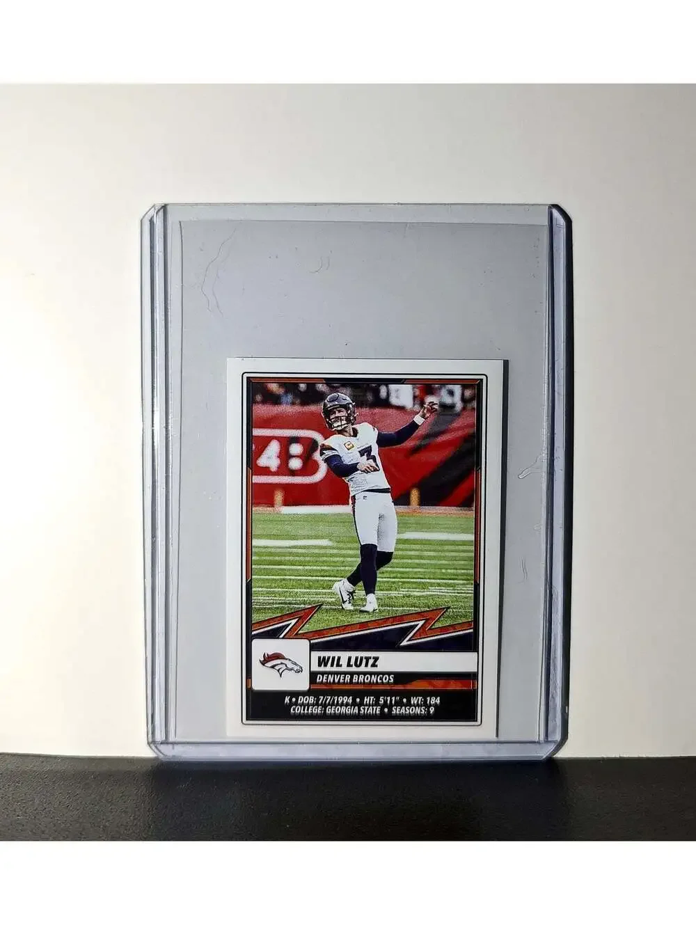 Will Lutz 2025 Panini NFL #244 Sticker Denver Broncos
